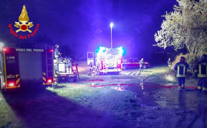 Spento in serata l’incendio nella casa della maestra Isa Maglia
