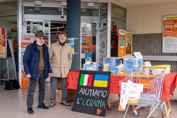 Il gran cuore degli alpini batte per l’Ucraina: successo per la raccolta