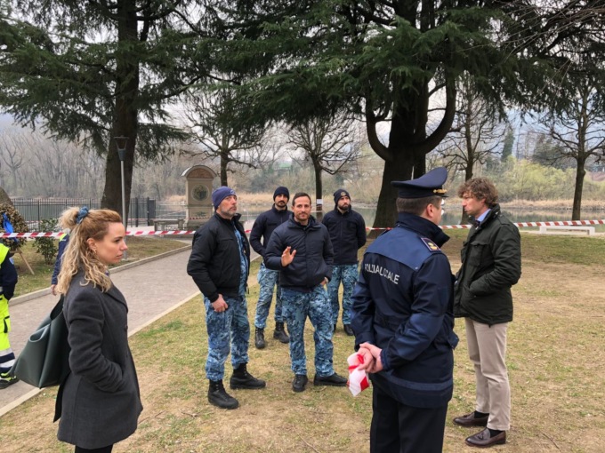Trovate due bombe nel fiume Adda a tre metri dalla riva