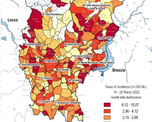 Contagi in risalita in Bergamasca: la situazione nell’Isola e in Valle San Martino