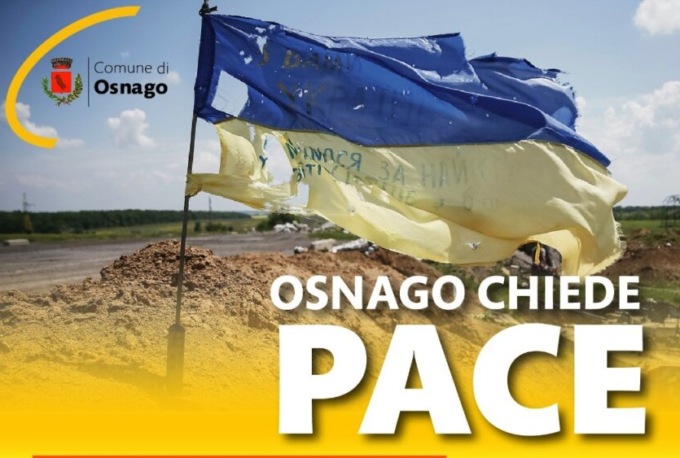 Presidio a Osnago contro la guerra in Ucraina