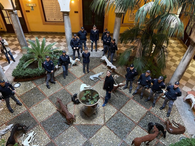 I cani di Velasco Vitali in memoria di Giovanni Falcone