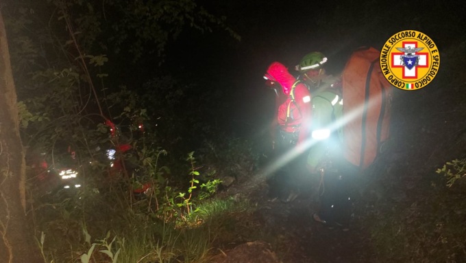 Incidenti in montagna: notte di lavoro per il Soccorso Alpino, tre feriti