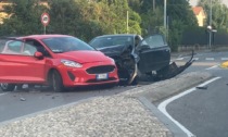 Incidente tra due auto, traffico in tilt
