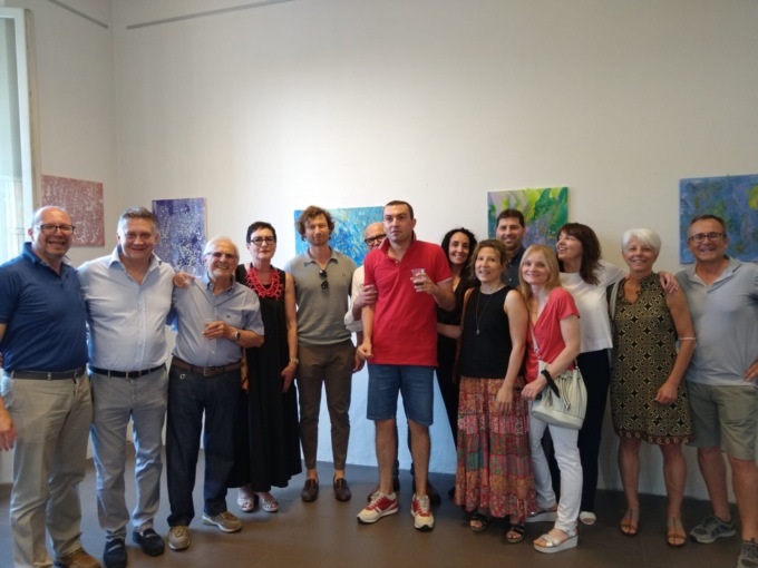 «Silenzi su tela», inaugurata a Brivio la mostra di Ludovico Bertin