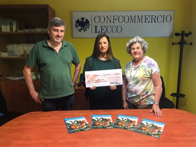 Consegnato un assegno alla Associazione Fabio Sassi per il Nespolo