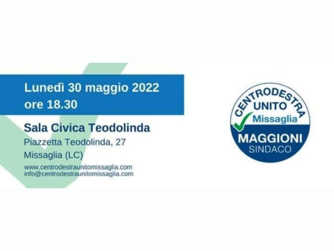 Il Giornale di Merate moderatore del prossimo incontro tematico del Centrodestra Unito per Missaglia