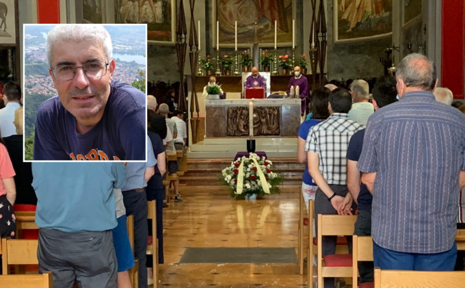 I membri del Cai di Calco hanno detto addio al “loro” Gianni