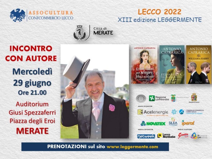 Leggermente: Antonio Caprarica atteso stasera a Merate