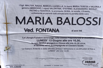 maria balossi manifesto