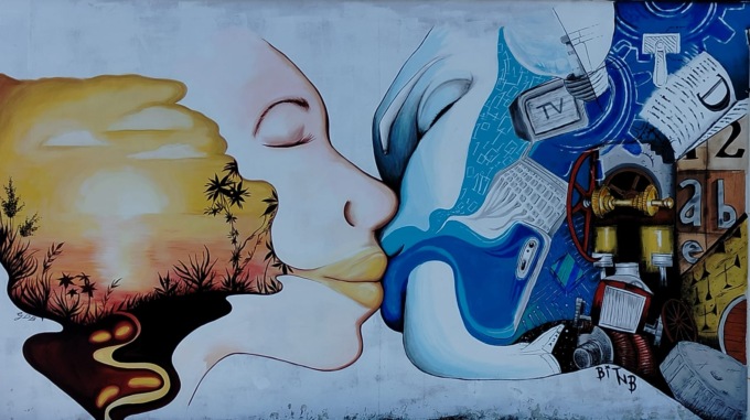 street artist a Merate