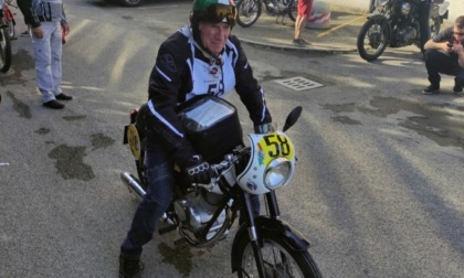 A 84 anni dalla Brianza fino in Puglia in motocicletta