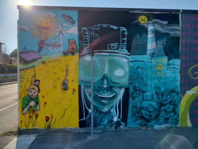 street artist a Merate