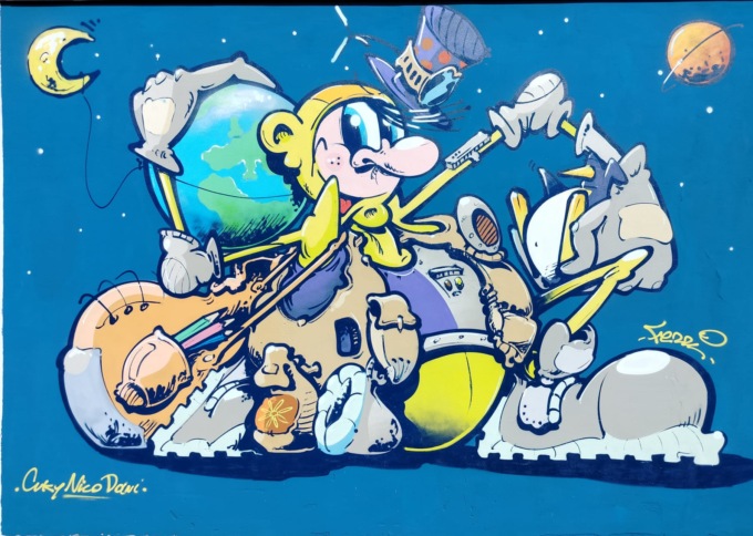 street artist a Merate