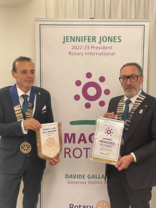 Il Governatore del Distretto Rotary 2042 Gallasso visita il rotary club colli briantei