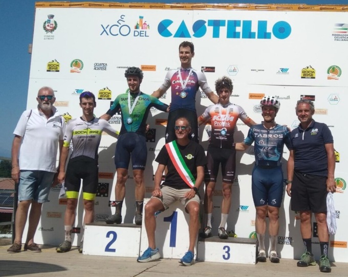 Mattia Beretta a podio alla XCO del Castello