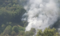 Incendi a Castello Brianza e Valgreghentino: Vigili del fuoco in campo