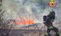 Emergenza incendi, un altro rogo in Brianza