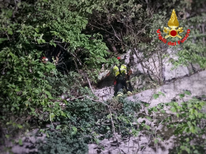 frana sulla statale 36