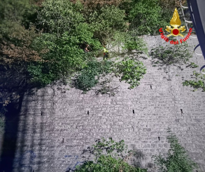 frana sulla statale 36