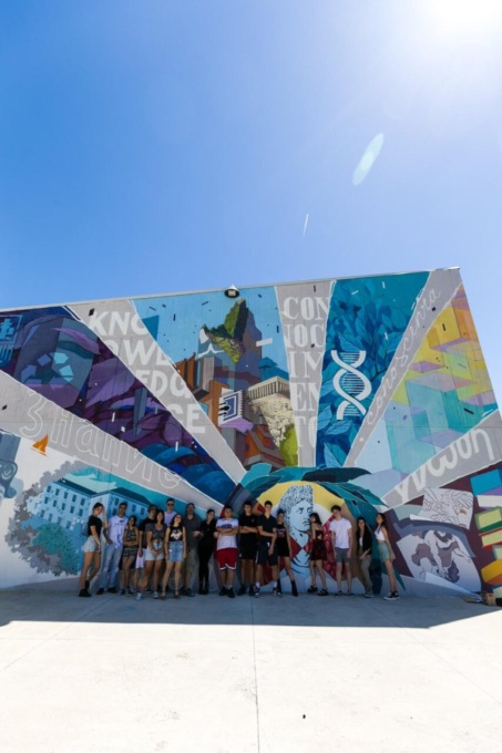 Il murales dell’istituto Greppi ha preso vita