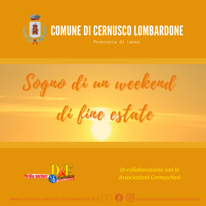 “Sogno di un weekend di fine estate”, l’evento chiudi fila dalle feste estive 2022