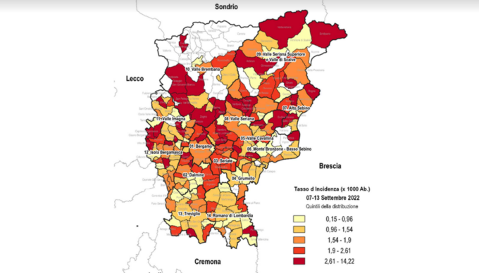 Covid: contagi in risalita in Bergamasca. La situazione nell’Isola e in Valle San Martino