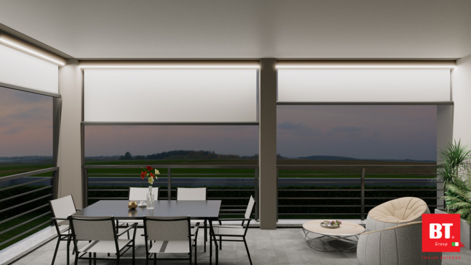 Scopri il design delle tende a caduta di BT Group