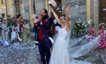 Festa a Santa Maria Hoè per il matrimonio del sindaco Efrem Brambilla