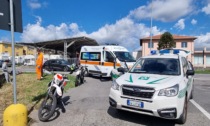 Scontro auto-moto: coinvolti due giovani fratelli