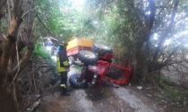 Incidente a Colle: il trattore si ribalta, ferito un 64enne