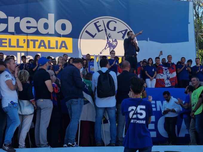 Pontida 2022, l’intervento di Matteo Salvini al raduno della Lega