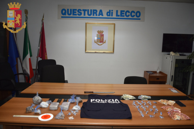 Boschi della droga: blitz della Mobile a Bulciago