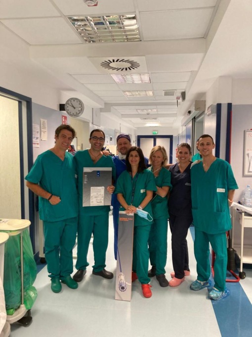 Felice Achilli a capo dell’intervento in Emodinamica