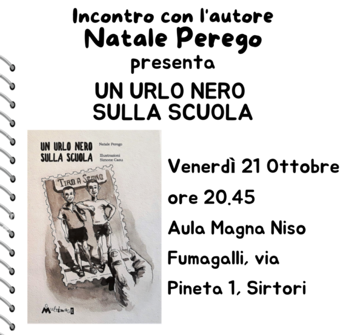 Un Urlo nero sulla scuola, il nuovo libro di Natale Perego