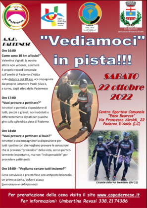 vediamoci in pista