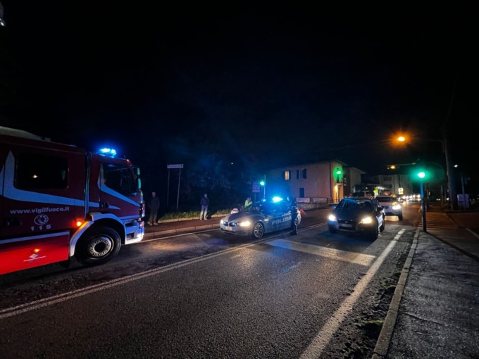 Tamponamento a catena, coinvolte tre auto