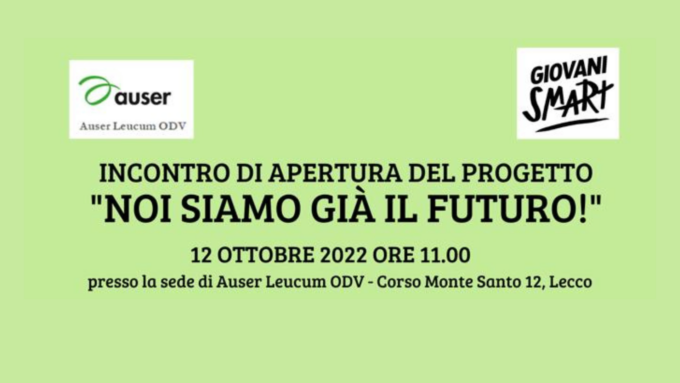 Netweek presente all’incontro di apertura del progetto “Noi siamo già il futuro”