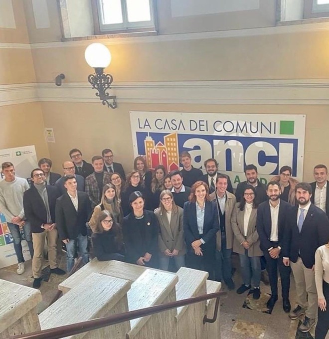 Riccardo Meregalli alla sede di ANCI Lombardia