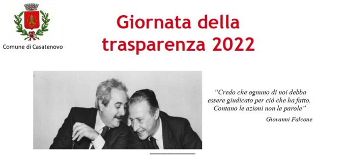 Giornata della trasparenza 2022