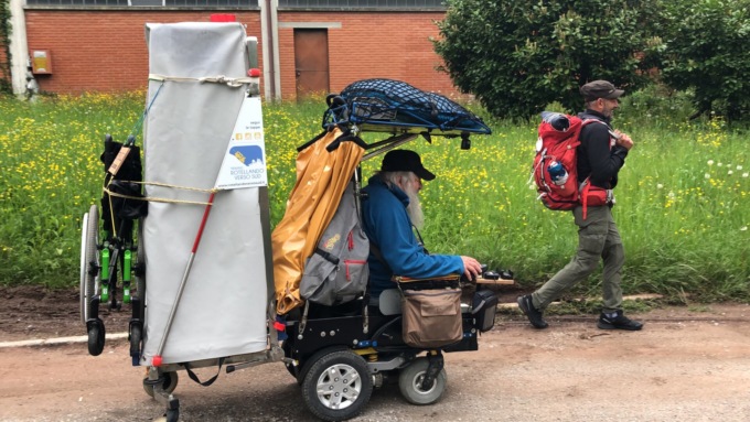 E’ morto Bruno Rupp, aveva raggiunto la Sicilia con la sua carrozzina