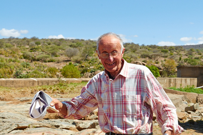 nonno luigi, fondatore di ndugu zangu onlus