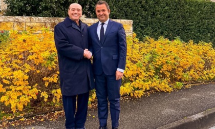 Berlusconi in visita a Merate per ammirare il suo parco