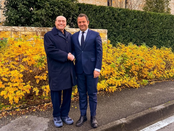 Berlusconi in visita a Merate per ammirare il suo parco