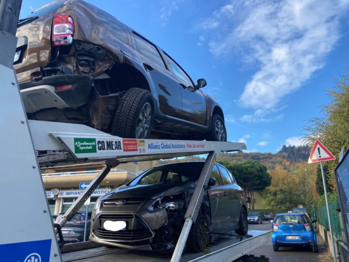 Incidente lungo la provinciale
