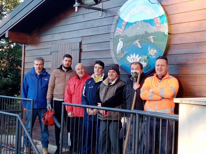 Festa dell’albero, volontari all’opera al Lago di Sartirana