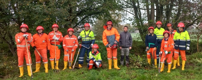 Torrente Bevera: pulizia a Monticello con la Protezione Civile