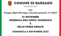 Giornata dell'unità nazionale e delle forze armate: stamattina la celebrazione a Barzago