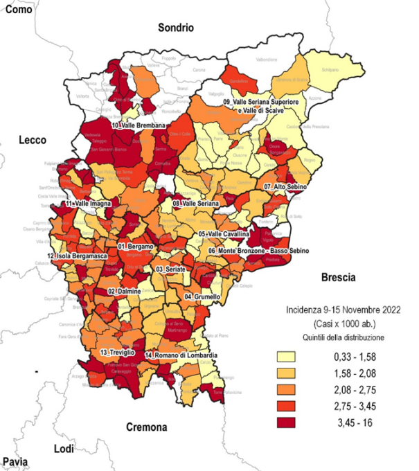 Covid, leggera crescita del tasso di incidenza