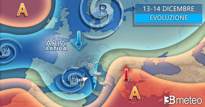 Un’altra settimana di maltempo, neve a tratti anche in pianura | METEO